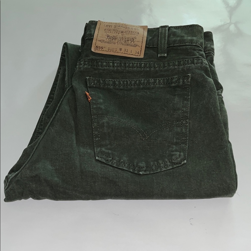 Vintage Levi’s 550 Relaxed Fit Tapered Leg Size 31 x 34 - Picture 3 of 16